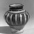  <em>Small Vase</em>, 13th century. Ceramic, fritware, 4 3/4 x 4 3/4 x 4 1/4 in. (12 x 12 x 10.8 cm). Brooklyn Museum, Gift of Mr. and Mrs. Frederic B. Pratt, 36.944. Creative Commons-BY (Photo: Brooklyn Museum, 36.944_acetate_bw.jpg)