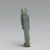  <em>Figure of Anubis</em>, 664-332 B.C.E. Faience, 2 1/16 x 3/8 x 11/16 in. (5.3 x 0.9 x 1.8 cm). Brooklyn Museum, Charles Edwin Wilbour Fund, 37.1017E. Creative Commons-BY (Photo: Brooklyn Museum, 37.1017E_back_PS2.jpg)