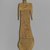  <em>Paddle Doll</em>, ca. 2008-1630 B.C.E. Wood, pigment, 8 5/16 x 2 7/16 x 3/16 in. (21.1 x 6.2 x 0.5 cm). Brooklyn Museum, Charles Edwin Wilbour Fund, 37.104E. Creative Commons-BY (Photo: Brooklyn Museum, 37.104E_front_PS2.jpg)