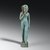  <em>Amulet of the Child Horus</em>, 664-332 B.C.E. Faience, 3 1/16 × 3/4 × 1 in. (7.7 × 1.9 × 2.6 cm). Brooklyn Museum, Charles Edwin Wilbour Fund, 37.1095E. Creative Commons-BY (Photo: Brooklyn Museum, 37.1095E_front_PS2.jpg)