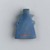  <em>Bes Head Amulet</em>, ca. 1075-656 B.C.E. Lapis lazuli, 1 3/16 x 7/8 x 1/4 in. (3 x 2.2 x 0.6 cm). Brooklyn Museum, Charles Edwin Wilbour Fund, 37.1100E. Creative Commons-BY (Photo: Brooklyn Museum, 37.1100E_back_PS2.jpg)
