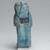  <em>Shabty of the Prophet of Amon, Harkhebit</em>, ca. 1292-1075 B.C.E. Faience, 4 7/16 x 1 11/16 x 1 9/16 in. (11.3 x 4.3 x 4 cm). Brooklyn Museum, Charles Edwin Wilbour Fund, 37.135E. Creative Commons-BY (Photo: Brooklyn Museum, 37.135E_back_PS2.jpg)