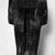  <em>Standing Mummiform Figure of Anubis</em>, ca. 1539-1075 B.C.E. Wood, stucco, pigment, papyrus, Figure: 13 11/16 in. (34.7 cm). Brooklyn Museum, Charles Edwin Wilbour Fund, 37.1378E. Creative Commons-BY (Photo: Brooklyn Museum, 37.1378E_NegB_glass_bw_SL4.jpg)