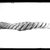  <em>Large Piece of Rope</em>, 200 B.C.-200 C.E. Hemp (?) Brooklyn Museum, Charles Edwin Wilbour Fund, 37.1477E. Creative Commons-BY (Photo: Brooklyn Museum, 37.1477E_NegA_SL4.jpg)