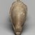  <em>Head of a King (perhaps Ptolemy XII)</em>, 4th-1st century B.C.E. Limestone, 15 1/4 x 5 1/2 x 14 1/4 in. (38.7 x 14 x 36.2 cm). Brooklyn Museum, Charles Edwin Wilbour Fund, 37.1489E. Creative Commons-BY (Photo: Brooklyn Museum, 37.1489E_top.jpg)