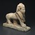  <em>God Tutu as a Sphinx</em>, 1st century C.E. or later. Limestone, pigment, 14 1/4 x 5 1/16 x 16 11/16 in. (36.2 x 12.8 x 42.4 cm). Brooklyn Museum, Charles Edwin Wilbour Fund, 37.1509E. Creative Commons-BY (Photo: Brooklyn Museum, 37.1509E_threequarterright_PS1.jpg)