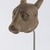  <em>Small Bull's Head</em>, 664–332 B.C.E. Wood, plaster, pigment, 6 3/4 × 2 15/16 × 4 15/16 in. (17.2 × 7.5 × 12.6 cm). Brooklyn Museum, Charles Edwin Wilbour Fund, 37.1562E. Creative Commons-BY (Photo: Brooklyn Museum, 37.1562E_threequarter_PS22.jpg)