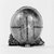 Roman. <em>Helmet</em>, 7th century C.E. Bronze, iron, 11 5/8 x 7 1/16 x Diam. 25 1/16 in. (29.5 x 18 x 63.7 cm). Brooklyn Museum, Charles Edwin Wilbour Fund, 37.1600E. Creative Commons-BY (Photo: Brooklyn Museum, 37.1600E_NegG_bw_SL1.jpg)