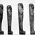  <em>Ushabti of Psamtek</em>, 664-525 B.C.E. Faience, 7 9/16 x 1 15/16 x 1 3/16 in. (19.2 x 4.9 x 3 cm). Brooklyn Museum, Charles Edwin Wilbour Fund, 37.166E. Creative Commons-BY (Photo: , 37.163E_37.166E_side_bw.jpg)