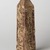  <em>Obelisk</em>, 664-332 B.C.E. Wood, pigment, Height: 10 3/4 in. (27.3 cm). Brooklyn Museum, Charles Edwin Wilbour Fund, 37.1723E. Creative Commons-BY (Photo: Brooklyn Museum, 37.1723E_view01_PS11.jpg)