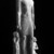  <em>Irukaptah and his Family</em>, ca. 2455–2425 B.C.E. Limestone, pigment, 29 × 10 × 9 1/2 in., 60 lb. (73.7 × 25.4 × 24.1 cm, 27.22kg). Brooklyn Museum, Charles Edwin Wilbour Fund, 37.17E. Creative Commons-BY (Photo: Brooklyn Museum, 37.17E_NegI_glass_bw_SL4.jpg)