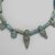  <em>Necklace from a Statue</em>, 664-332 B.C.E. Faience, 1 5/8 x 52 in. length (4.2 x 132.1 cm). Brooklyn Museum, Charles Edwin Wilbour Fund, 37.1824E.1-.43. Creative Commons-BY (Photo: Brooklyn Museum, 37.1824E.1-.43_detail_PS1.jpg)