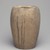  <em>Canopic Jar Base</em>, 664-332 B.C.E. Limestone, 8 1/4 x 5 5/16 in. (21 x 13.5 cm). Brooklyn Museum, Charles Edwin Wilbour Fund, 37.1902E. Creative Commons-BY (Photo: Brooklyn Museum, 37.1902E_back_PS2.jpg)