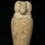  <em>Canopic Jar with Baboon-Headed Cover</em>, ca. 1075-656 B.C.E. or later. Limestone, a: 9 3/16 in. (23.4 cm), rim 4 13/16 in. (12.3 cm), mouth 4 7/16 in. (11.2 cm), dia. of cavity 5 5/16 in. (13.5cm), body 6 1/16 in. (15.4 cm), base 3 15/16 in. (10 cm). Brooklyn Museum, Charles Edwin Wilbour Fund, 37.1904Ea-b. Creative Commons-BY (Photo: Brooklyn Museum, 37.1904Ea-b_front_PS2.jpg)