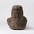  <em>Figure with Large Head</em>. Granite, 12 × 9 × 20 in., 56 lb. (30.5 × 22.9 × 50.8 cm, 25.4kg). Brooklyn Museum, Charles Edwin Wilbour Fund, 37.1983E. Creative Commons-BY (Photo: Brooklyn Museum, 37.1983E_front_PS20.jpg)