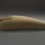  <em>Mummified Ibis</em>, 664-332 B.C.E. Animal remains, linen, 5 1/4 × 3 3/8 × 19 3/4 in. (13.3 × 8.6 × 50.2 cm). Brooklyn Museum, Charles Edwin Wilbour Fund, 37.1985E. Creative Commons-BY (Photo: Brooklyn Museum, 37.1985E_threequarter_PS2.jpg)