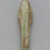  <em>Ushabti of Nesi-Yotf</em>, 664–343 B.C.E. Faience, 3 3/4 x 1 3/16 x 13/16 in. (9.5 x 3 x 2 cm). Brooklyn Museum, Charles Edwin Wilbour Fund, 37.226E. Creative Commons-BY (Photo: Brooklyn Museum, 37.226E_back_PS2.jpg)