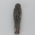  <em>Ushabti of Yuf-o</em>, 664-343 B.C.E. Faience, 3 5/8 x 1 1/16 x 13/16 in. (9.3 x 2.8 x 2 cm). Brooklyn Museum, Charles Edwin Wilbour Fund, 37.227E. Creative Commons-BY (Photo: Brooklyn Museum, 37.227E_back_PS2.jpg)