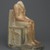  <em>Seated Statue of Nakhtsaes</em>, ca. 2371–2298 B.C.E. Limestone, pigment, 24 1/2 x 10 1/4 x 16 3/4 in. (62.2 x 26 x 42.5 cm). Brooklyn Museum, Charles Edwin Wilbour Fund, 37.22E. Creative Commons-BY (Photo: Brooklyn Museum, 37.22E_threequarter_PS1.jpg)