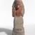  <em>Ushabti of Yuf-o</em>, 664-343 B.C.E. Faience, 3 9/16 x 7/8 x 1/2 in. (9 x 2.3 x 1.3 cm). Brooklyn Museum, Charles Edwin Wilbour Fund, 37.236E. Creative Commons-BY (Photo: , 37.236E_front_PS9.jpg)