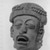  <em>Large Head</em>. Ceramic, 7 × 5 × 4 in. (17.8 × 12.7 × 10.2 cm). Brooklyn Museum, 37.265. Creative Commons-BY (Photo: Brooklyn Museum, 37.265_acetate_bw.jpg)