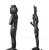  <em>Statuette of Isis</em>, 664-332 B.C.E. Bronze Brooklyn Museum, Charles Edwin Wilbour Fund, 37.370E. Creative Commons-BY (Photo: , 37.269E_37.370E_GRPC_glass_bw.jpg)