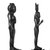  <em>Statuette of Isis</em>, 664-332 B.C.E. Bronze Brooklyn Museum, Charles Edwin Wilbour Fund, 37.370E. Creative Commons-BY (Photo: , 37.269E_37.370E_GRPD_glass_bw.jpg)