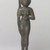 Egyptian. <em>Statue of the Goddess Bast</em>, 664-332 B.C.E. Bronze, gold, electrum, 7 1/4 x 2 1/4 x 1 11/16 in. (18.4 x 5.7 x 4.3 cm). Brooklyn Museum, Charles Edwin Wilbour Fund, 37.269E. Creative Commons-BY (Photo: Brooklyn Museum, 37.269E_front.jpg)