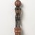 Egyptian. <em>Handle of a Fly Whisk (?) in the Form of Bound Nubian</em>, ca. 1539-1292 B.C.E. Wood, 1 7/16 x 8 3/16 in. (3.6 x 20.8 cm). Brooklyn Museum, Charles Edwin Wilbour Fund, 37.275E. Creative Commons-BY (Photo: , 37.275E_back_view1_PS9.jpg)