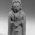 Maya. <em>Hollow Figurine</em>, 500–850. Ceramic, 8 1/4 x 3 3/16 x 2 1/8 in. (21 x 8.1 x 5.4 cm). Brooklyn Museum, Frank Sherman Benson Fund and the Henry L. Batterman Fund, 37.2784PA. Creative Commons-BY (Photo: Brooklyn Museum, 37.2784PA_acetate_bw.jpg)