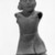 Maya. <em>Figurine</em>. Reddish clay Brooklyn Museum, Frank Sherman Benson Fund and the Henry L. Batterman Fund, 37.2789PA. Creative Commons-BY (Photo: Brooklyn Museum, 37.2789PA_bw.jpg)