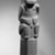  <em>Grave Marker with Seated Monkey Figure</em>. Volcanic stone, 52 1/4 x 8 x 8 in.  (132.7 x 20.3 x 20.3 cm). Brooklyn Museum, Frank Sherman Benson Fund and the Henry L. Batterman Fund, 37.2894PAa-c. Creative Commons-BY (Photo: Brooklyn Museum, 37.2894PAa-c_threequarter_right_acetate_bw.jpg)