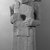 Huastec. <em>Figure of a Standing Male</em>, 900-1250. Sandstone, 52 3/4 x 17 in. (134 x 43.2 cm). Brooklyn Museum, Frank Sherman Benson Fund and the Henry L. Batterman Fund, 37.2898PA. Creative Commons-BY (Photo: Brooklyn Museum, 37.2898PA_threequarter_left_front_view1_acetate_bw.jpg)