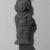  <em>Molded Figurine</em>. Reddish brown clay Brooklyn Museum, Frank Sherman Benson Fund and Henry L. Batterman Fund, 37.3032PA. Creative Commons-BY (Photo: Brooklyn Museum, 37.3032PA_acetate_bw.jpg)