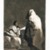 Francisco de Goya y Lucientes (Spanish, 1746-1828). <em>Here Comes the Bogey-Man (Que viene el Coco)</em>, 1797-1798. Etching and aquatint on laid paper, Sheet: 11 15/16 x 7 15/16 in. (30.3 x 20.2 cm). Brooklyn Museum, A. Augustus Healy Fund, Frank L. Babbott Fund, and Carll H. de Silver Fund, 37.33.3 (Photo: Brooklyn Museum, 37.33.3_SL3.jpg)
