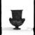  <em>Vase with Three Handles</em>, ca. 1352-1336 B.C.E. Glass, 3 1/2 × Diam. 3 in. (8.9 × 7.6 cm). Brooklyn Museum, Charles Edwin Wilbour Fund, 37.340E. Creative Commons-BY (Photo: Brooklyn Museum, 37.340E_SL4.jpg)