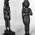 Egyptian. <em>Statue of the Goddess Bast</em>, 664-332 B.C.E. Bronze, gold, electrum, 7 1/4 x 2 1/4 x 1 11/16 in. (18.4 x 5.7 x 4.3 cm). Brooklyn Museum, Charles Edwin Wilbour Fund, 37.269E. Creative Commons-BY (Photo: , 37.356E_37.269E_NegA_glass_bw_SL4.jpg)