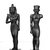 <em>Statue of Nefertem</em>. Bronze, Height with modern base: 8 9/16 in. (21.8 cm). Brooklyn Museum, Charles Edwin Wilbour Fund, 37.358E. Creative Commons-BY (Photo: , 37.358E_37.419E_GRPA_glass_bw.jpg)