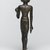  <em>Striding Figure of a Priest</em>, ca. 1070-656 B.C.E. Bronze, 4 13/16 x 1 5/16 x 1 3/4 in. (12.3 x 3.4 x 4.4 cm). Brooklyn Museum, Charles Edwin Wilbour Fund, 37.363E. Creative Commons-BY (Photo: Brooklyn Museum, 37.363E_back_PS1.jpg)