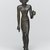 <em>Striding Figure of a Priest</em>, ca. 1070-656 B.C.E. Bronze, 4 13/16 x 1 5/16 x 1 3/4 in. (12.3 x 3.4 x 4.4 cm). Brooklyn Museum, Charles Edwin Wilbour Fund, 37.363E. Creative Commons-BY (Photo: Brooklyn Museum, 37.363E_front_PS1.jpg)