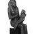  <em>Statue of Isis Nursing the Child Horus</em>, 664-332 B.C.E. Bronze, 10 7/16 x 2 11/16 x 3 7/16 in. (26.5 x 6.9 x 8.8 cm). Brooklyn Museum, Charles Edwin Wilbour Fund, 37.371E. Creative Commons-BY (Photo: Brooklyn Museum, 37.371E_NegA_glass_bw_SL4.jpg)