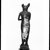 <em>Small Figurine of the Goddess Bast</em>, 305-30 B.C.E. Bronze, 4 13/16 x 1 1/4 x 1 1/8 in. (12.3 x 3.3 x 2.8 cm). Brooklyn Museum, Charles Edwin Wilbour Fund, 37.377E. Creative Commons-BY (Photo: Brooklyn Museum, 37.377E_NegD_SL4.jpg)