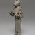  <em>Standing Bastet</em>, 332-30 B.C.E. Bronze, 4 13/16 x 1 7/16 x 1 1/2 in. (12.2 x 3.6 x 3.8 cm). Brooklyn Museum, Charles Edwin Wilbour Fund, 37.379E. Creative Commons-BY (Photo: Brooklyn Museum, 37.379E_threequarter_PS9.jpg)