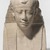  <em>Ptolemy II</em>, 285-246 B.C.E. Limestone, 17 15/16 × 14 × 8 1/4 in., 64 lb. (45.6 × 35.6 × 21 cm, 29.03kg). Brooklyn Museum, Charles Edwin Wilbour Fund, 37.37E. Creative Commons-BY (Photo: , 37.37E_PS9.jpg)