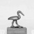  <em>Small Ibis</em>, 664-332 B.C.E. Bronze, Figure: Height 1 11/16 in. (4.3 cm). Brooklyn Museum, Charles Edwin Wilbour Fund, 37.383E. Creative Commons-BY (Photo: Brooklyn Museum, 37.383E_glass_SL1.jpg)