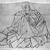 Katsushika Hokusai (Japanese, 1760-1849). <em>Sketch</em>, 1760-1849. Ink on paper, image: 11 3/16 x 13 1/4 in. (28.4 x 33.7 cm). Brooklyn Museum, Designated Purchase Fund, 37.395 (Photo: Brooklyn Museum, 37.395_bw.jpg)