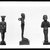  <em>Small Statuette of the God Amon Standing</em>, 664-30 B.C.E. Bronze Brooklyn Museum, Charles Edwin Wilbour Fund, 37.546E. Creative Commons-BY (Photo: , 37.422E_37.423E_37.546E_GrpA_SL4.jpg)