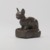  <em>Weight in Form of a Cat</em>, ca. 1550-30 B.C.E. Bronze, silver, lead, 2 1/4 x 1 1/8 x 2 3/8 in., 0.6 lb. (5.7 x 2.9 x 6 cm, 257.52 g). Brooklyn Museum, Charles Edwin Wilbour Fund, 37.424E. Creative Commons-BY (Photo: Brooklyn Museum, 37.424E_threequarter_PS2.jpg)