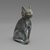 <em>Figurine of a Cat</em>, 664 B.C.E. or later. Bronze, Height (without tang) 2 7/16 x 7/8 x 1 5/8 in. (6.2 x 2.2 x 4.1 cm). Brooklyn Museum, Charles Edwin Wilbour Fund, 37.425E. Creative Commons-BY (Photo: Brooklyn Museum, 37.425E_PS9.jpg)