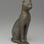  <em>Statuette of a Cat</em>, 332-30 B.C.E. Bronze, 5 9/16 x 2 1/16 x 3 1/8 in. (14.2 x 5.2 x 8 cm). Brooklyn Museum, Charles Edwin Wilbour Fund, 37.427E. Creative Commons-BY (Photo: Brooklyn Museum, 37.427E_PS9.jpg)